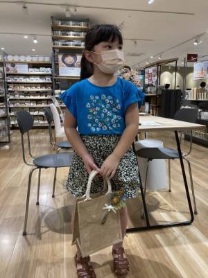 【フラワーロス削減】「ドライフラワーのコサージュバッグをつくろう」無印良品各店にてワークショップを開催しました！