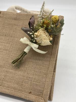 【フラワーロス削減】「ドライフラワーのコサージュバッグをつくろう」無印良品各店にてワークショップを開催しました！