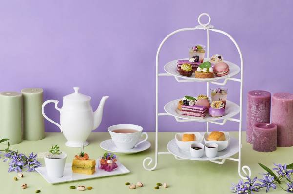 【横浜】トレンドカラーの‟パープル”と秋に旬を迎える ナッツの女王‟ピスタチオ”を取り入れたスイーツが登場！ 『パステルカラーアフタヌーンティー～パープル＆ピスタチオ～』