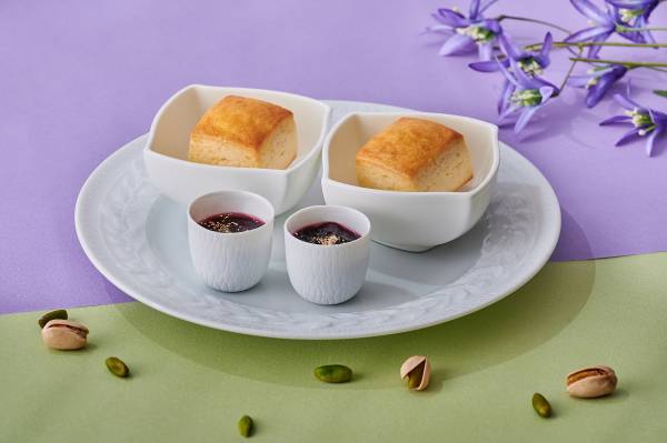 【横浜】トレンドカラーの‟パープル”と秋に旬を迎える ナッツの女王‟ピスタチオ”を取り入れたスイーツが登場！ 『パステルカラーアフタヌーンティー～パープル＆ピスタチオ～』