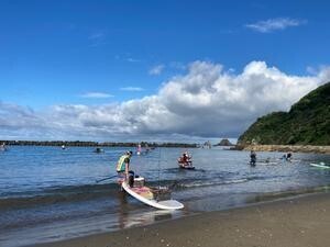 【ＳＵＰ釣り大会開催】参加者募集中！　西伊豆のビーチを舞台に新スタイルの釣り大会