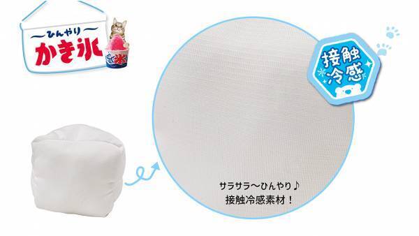 【ドギーマンハヤシ株式会社】『ステイホーム』で猫ちゃんと夏を楽しむ♪　猫ちゃんの夏専用ベッド『ひんにゃり　おやつタイム』シリーズが新発売！