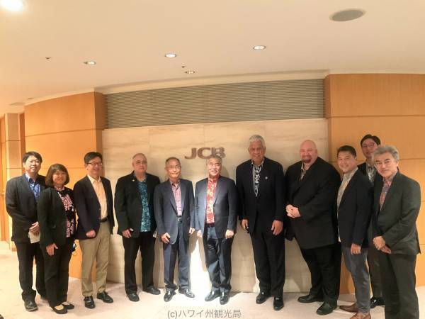 ハワイ州知事、代表団を率いて来日