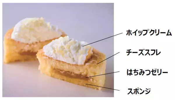 【近畿圏ライフ】チーズスフレとはちみつの甘みを同時に楽しめる新感覚スイーツが誕生！「ドルチェガーデン　はちみつチーズスフレ」を新発売
