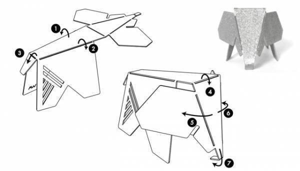 自分で仕上げるアート！受け渡しスマートなエコギフト！金属の折り紙インテリア【METAL ORIGAMI】