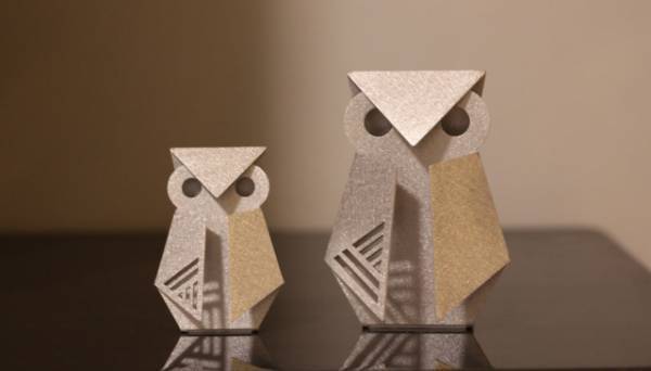 自分で仕上げるアート！受け渡しスマートなエコギフト！金属の折り紙インテリア【METAL ORIGAMI】