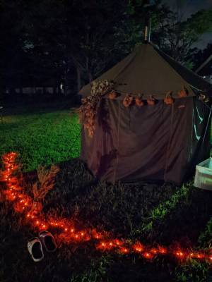 【花と焚火とお月見サウナ】射水市陶房「匠の里」お月見イベント開催