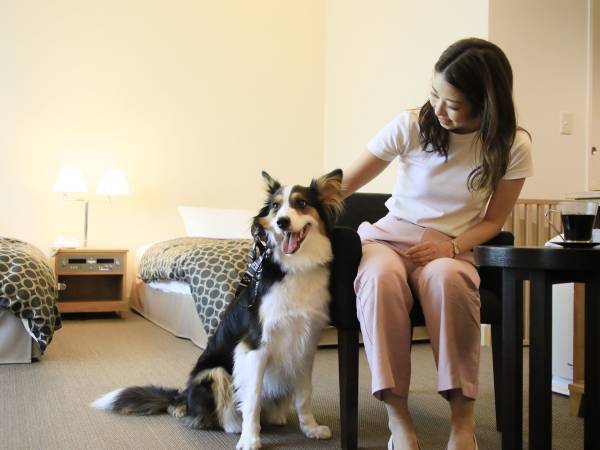 ＜期間限定＞部屋食プランでわんちゃん無料キャンペーン ご飯の時もずーっと一緒！愛犬とお得なおこもり旅しよう