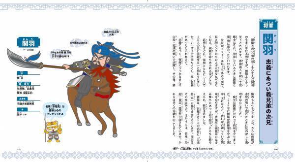 かわいく親しみのあるキャラクターで、小学生から大人まで大人気の「キャラ絵で学ぶ！図鑑」シリーズ、『キャラ絵で学ぶ！三国志図鑑』が4月21日発売！