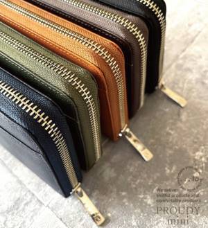 「ミニ」なのにカード16枚が整う、膨らみづらい空間設計。軽くて柔らかい秀逸ミニ長財布【PROUDY_mini】