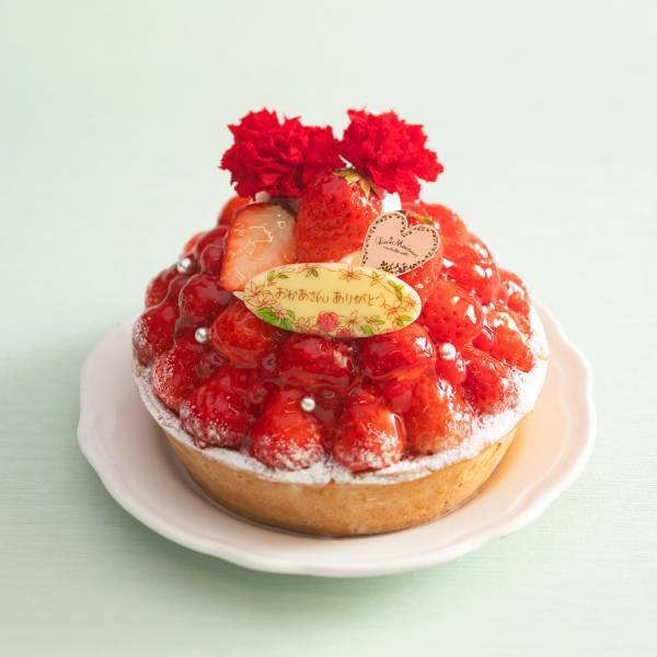 【ラメゾンで母の日の感謝を伝えよう】ブーケのようないちごのタルト、5/1~5/8の期間限定販売