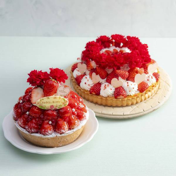 【ラメゾンで母の日の感謝を伝えよう】ブーケのようないちごのタルト、5/1~5/8の期間限定販売