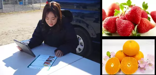 「ＪＡタウン」公式アンバサダー石川佳純選手 今月のおすすめ商品は福岡県産「博多あまおう」と愛媛県産「せとか」！