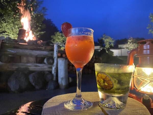 宿泊者限定　月に一度の「満月Bar」開催～焚火を囲んで月夜を楽しむ満月Bar～