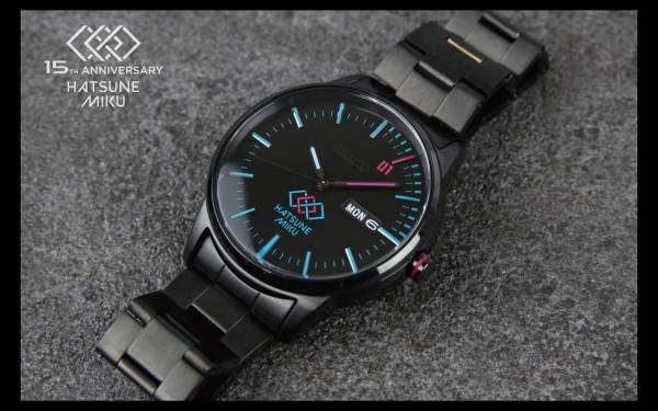 アニメ・キャラクターのプレミアム商品ブランド「SOLWA（ソルワ）」より、初音ミク15周年記念ウオッチの販売をスタート！