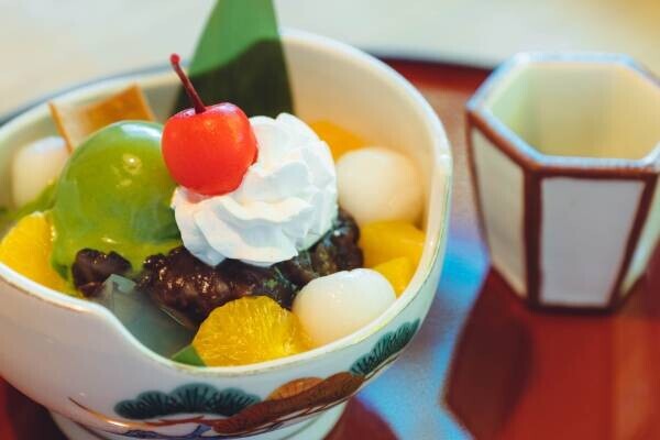 京都の和モダンカフェ「eXcafe（イクスカフェ）」が夏季限定新商品  初のあんみつを発表