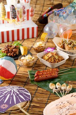 『伊勢山ヒルズの夏まつり～浴衣でサマーフェスティバル～』“屋台”イメージのランチブッフェ＆夏の味覚たっぷりのディナーコースをご堪能