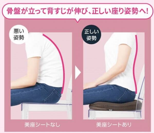 保阪尚希さん監修！ながらで内転筋を鍛えて美脚をつくる。美しい姿勢作りもサポート。「キュット座シェイク」発売開始。