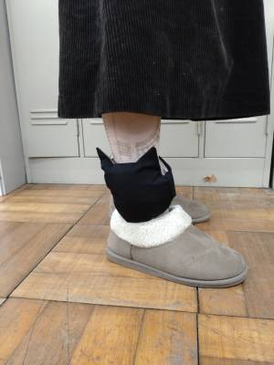 「リボンウォーマー 黒猫」オンライン販売開始について