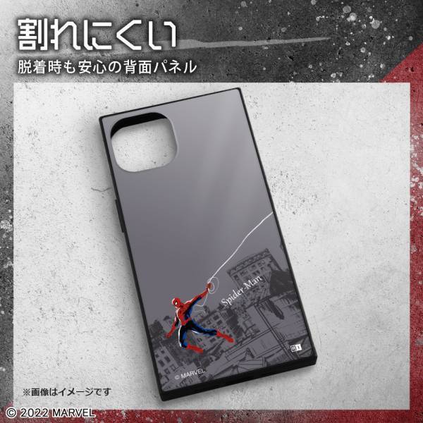 【iPhone SE（第3世代）対応】四角い形が特徴のスマホケース“KAKU”から、大人のマーベル好きに向けたクールな世界観の「マーベル」ヒーローデザインが新登場！