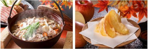 紅葉と食欲の秋を満喫する長野県の宿。大江戸温泉物語【ホテル木曽路】（南木曽町）と【鹿教湯】（上田市）で9月1日、秋のまんぞくバイキングスタート！