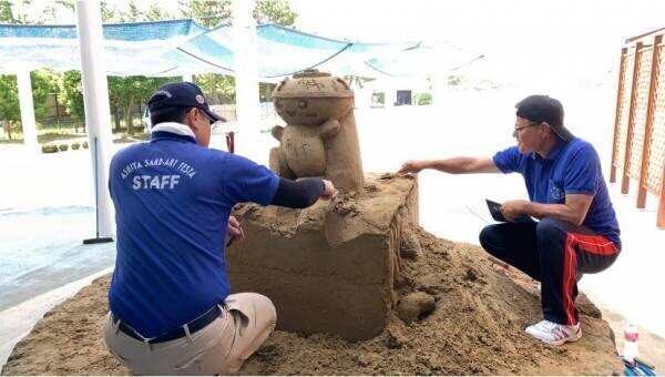 福岡県の芦屋町、３年ぶりにあしや砂像展2022開催！ 国内外のプロ彫刻家が作る砂の彫刻の芸術展示イベントを １１月１３日まで開催中!