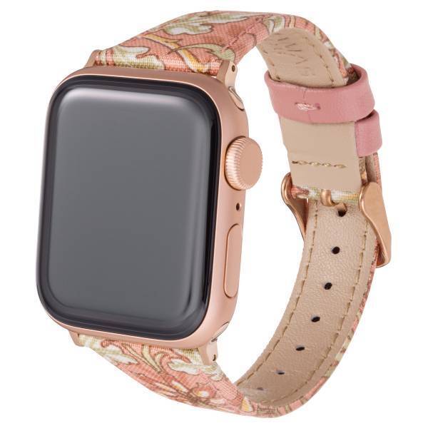 シンプルなコーディネートのアクセントに「BEST OF MORRIS」の生地を採用したApple Watchバンド GRAMAS COLORSより11月15日発売