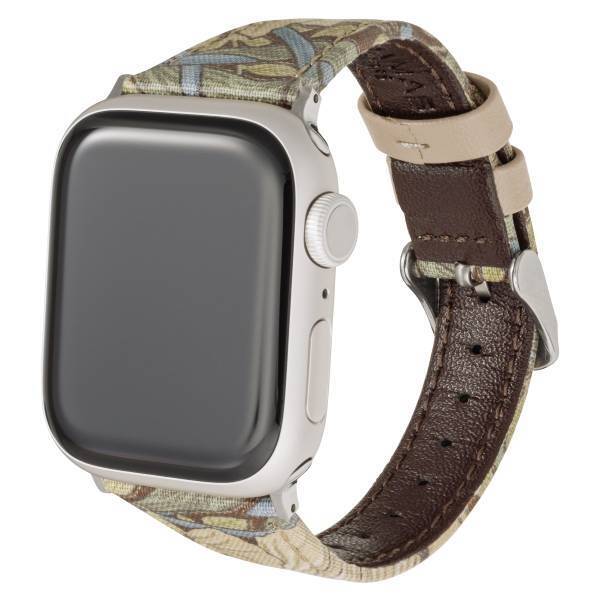 シンプルなコーディネートのアクセントに「BEST OF MORRIS」の生地を採用したApple Watchバンド GRAMAS COLORSより11月15日発売