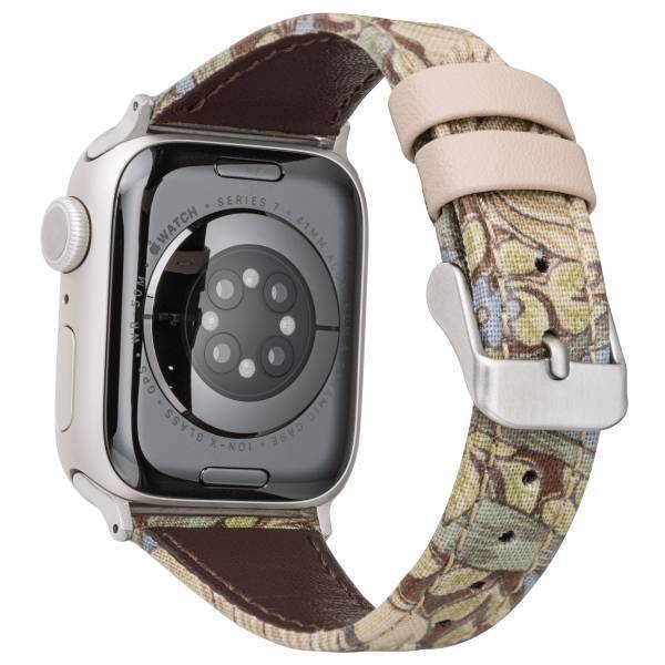 シンプルなコーディネートのアクセントに「BEST OF MORRIS」の生地を採用したApple Watchバンド GRAMAS COLORSより11月15日発売