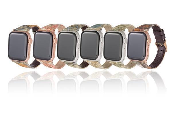 シンプルなコーディネートのアクセントに「BEST OF MORRIS」の生地を採用したApple Watchバンド GRAMAS COLORSより11月15日発売