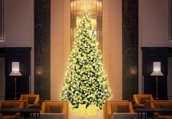 12/1（木）より開催！ 「LIBER'S Illumination -Share your Happiness -」登場！ ロビーには高さ約5mのゴージャスなクリスマスツリーも。