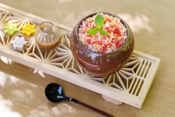 【界】18種のかき氷が勢ぞろい「ご当地かき氷2022」開催　メロンかき氷が新登場！　～今年は足湯に浸かって頭寒足熱～｜期間：2022年7月9日～8月31日