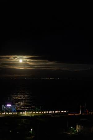 伊豆の夜を走る【月夜を駈けるムーンロードトレイン 満天の東伊豆号】