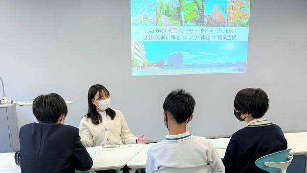 大阪国際大学が大東市立深野中学校のキャリア教育に協力（12月2日）