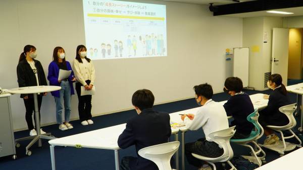 大阪国際大学が大東市立深野中学校のキャリア教育に協力（12月2日）