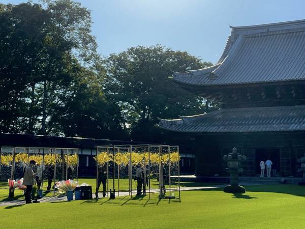 《国宝瑞龍寺と花の融合》第24回花まつフラワーデザイン展『花心論2022』を開催しました