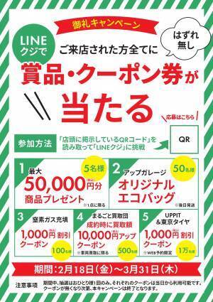 御礼キャンペーン開催のお知らせ