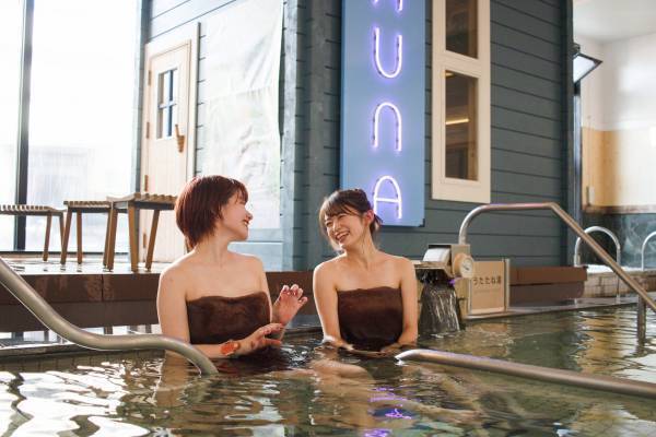 【おふろcafé utatane × fru:C美容液】肌からととのうサウナ体験！おふろもサウナもカフェも自由に楽しめる温浴施設♪