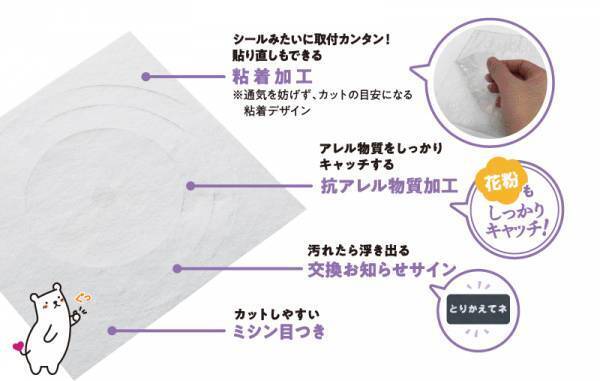 花粉対策にも！これで安心！春の空気にご用心！