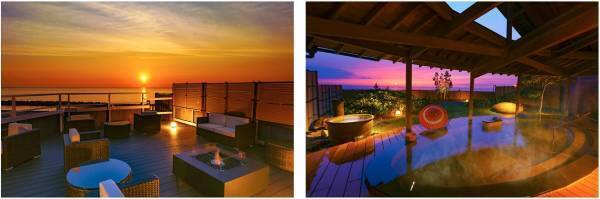 新潟県の地域ブロック割【使っ得！にいがた県民割キャンペーン】が期間延長、対象県民追加。キャンペーンを使って、大江戸温泉物語 瀬波温泉 汐美荘（新潟県 村上市）にお得に宿泊！