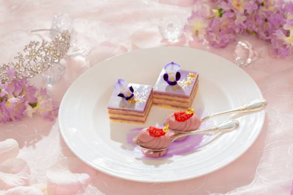『マリー・アントワネット アフタヌーンティー～魅惑のSweets Jewelry～』王妃を惑わす美しいジュエリーをパープルのスイーツで魅惑的に表現【表参道・横浜】