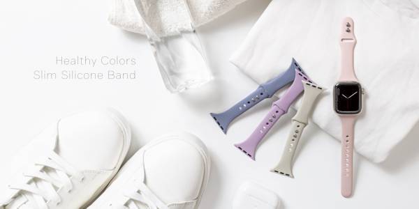 “オンもオフも心地良い” シリコン素材のスリムなApple Watchバンド GRAMAS COLORSより6月21日発売