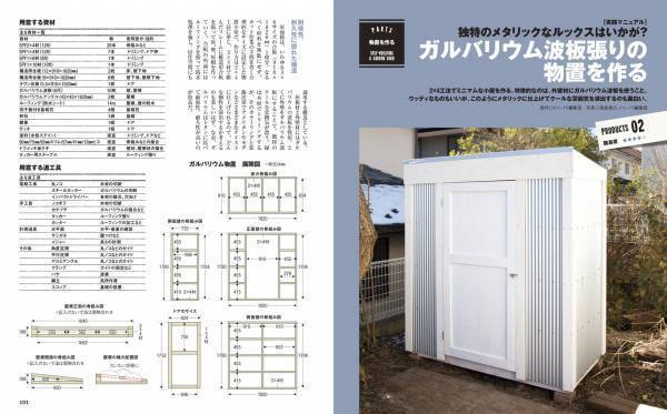 【12月22日発売】簡単木工でつくれるガーデン収納16作品を掲載。図解を豊富に入れた、初心者でも安心の「一番わかりやすいDIYのガイドブック」です。