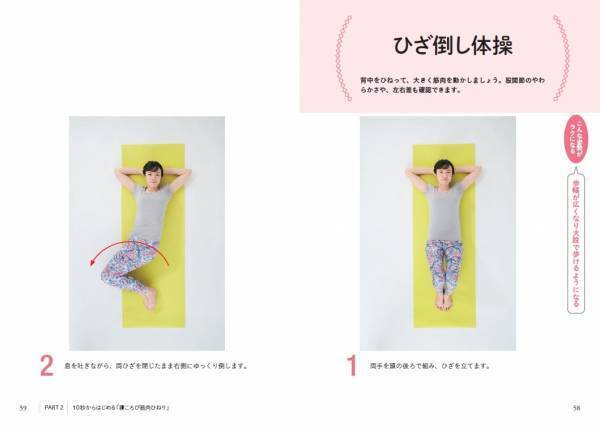 65歳からでも遅くない。シニアの足腰にやさしい筋トレ本 『死ぬまで歩ける体をつくる！10秒「寝ころび筋肉ひねり」』を発売