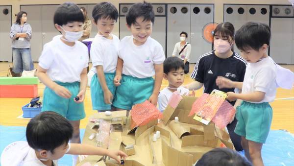 【大阪国際大学短期大学部幼児保育学科×大和田幼稚園】協働イベントを開催