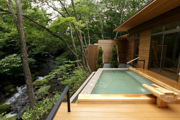 貸切サウナ・渓流露天風呂で"ととのう"春のリゾートステイ【宮城蔵王・遠刈田温泉ゆと森倶楽部】