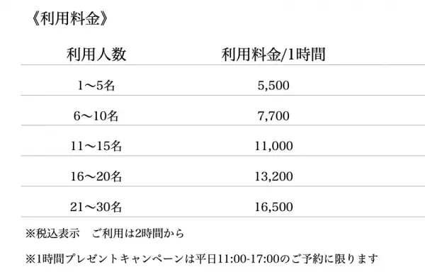 ☆1時間無料☆《平日限定》シアターレンタル　クリスマスホリデーキャンペーン開催！