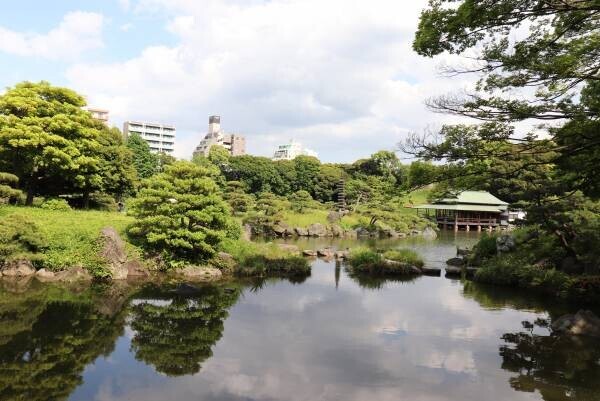 5月28日～6月12日、清澄庭園にて「花菖蒲と遊ぶ」イベント開催いたします。