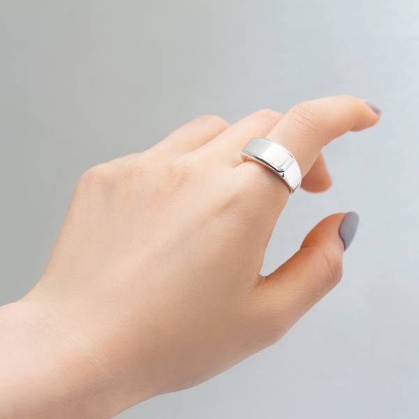 ケイウノ 『Signet Ring(Gentle)-シグネットリング（ジェントル）-』 5.5号から30号まで ボリューム感あるジェンダーレスなデザイン