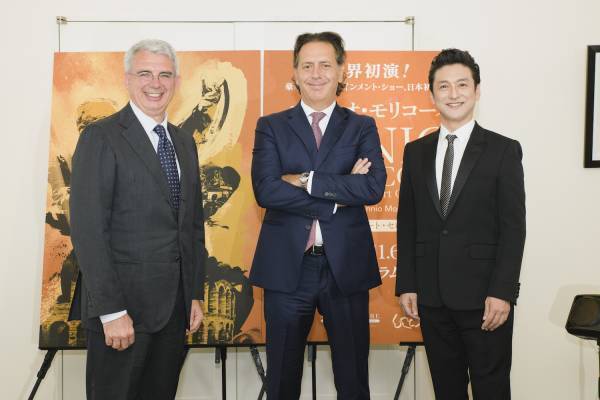 11月開催！エンニオ・モリコーネのトリビュート・コンサートに向け息子のアンドレア・モリコーネ来日！イタリア大使館でプレス会見開催！